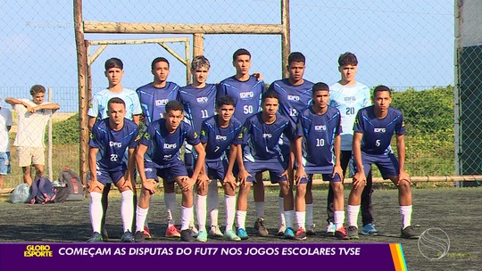 Confira como foi a estreia do Fut7 nos Jogos Escolares TV Sergipe 2024 - Programa: Globo Esporte SE 