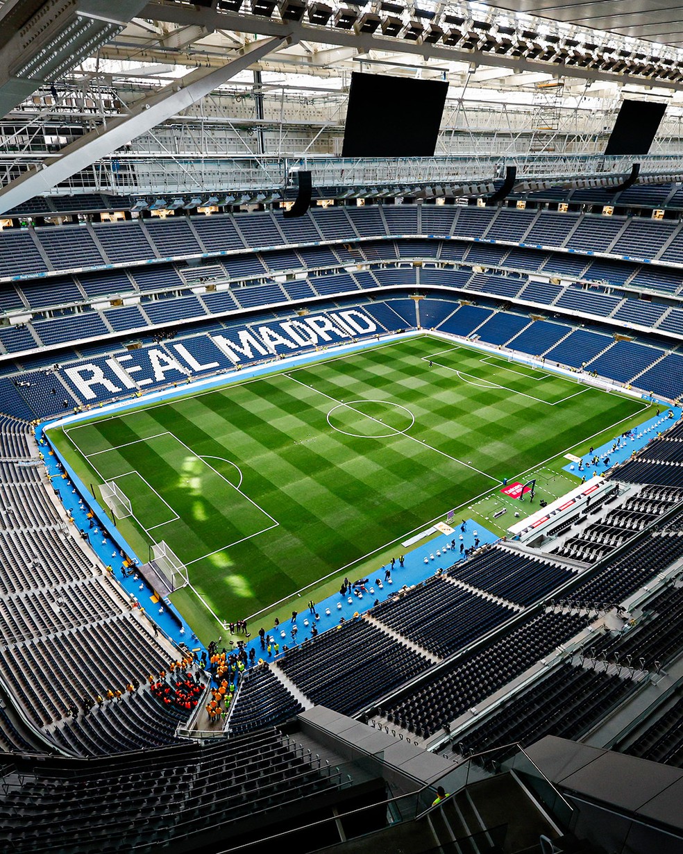 Santiago Bernabéu - Real Madrid x Celta — Foto: Reprodução/X