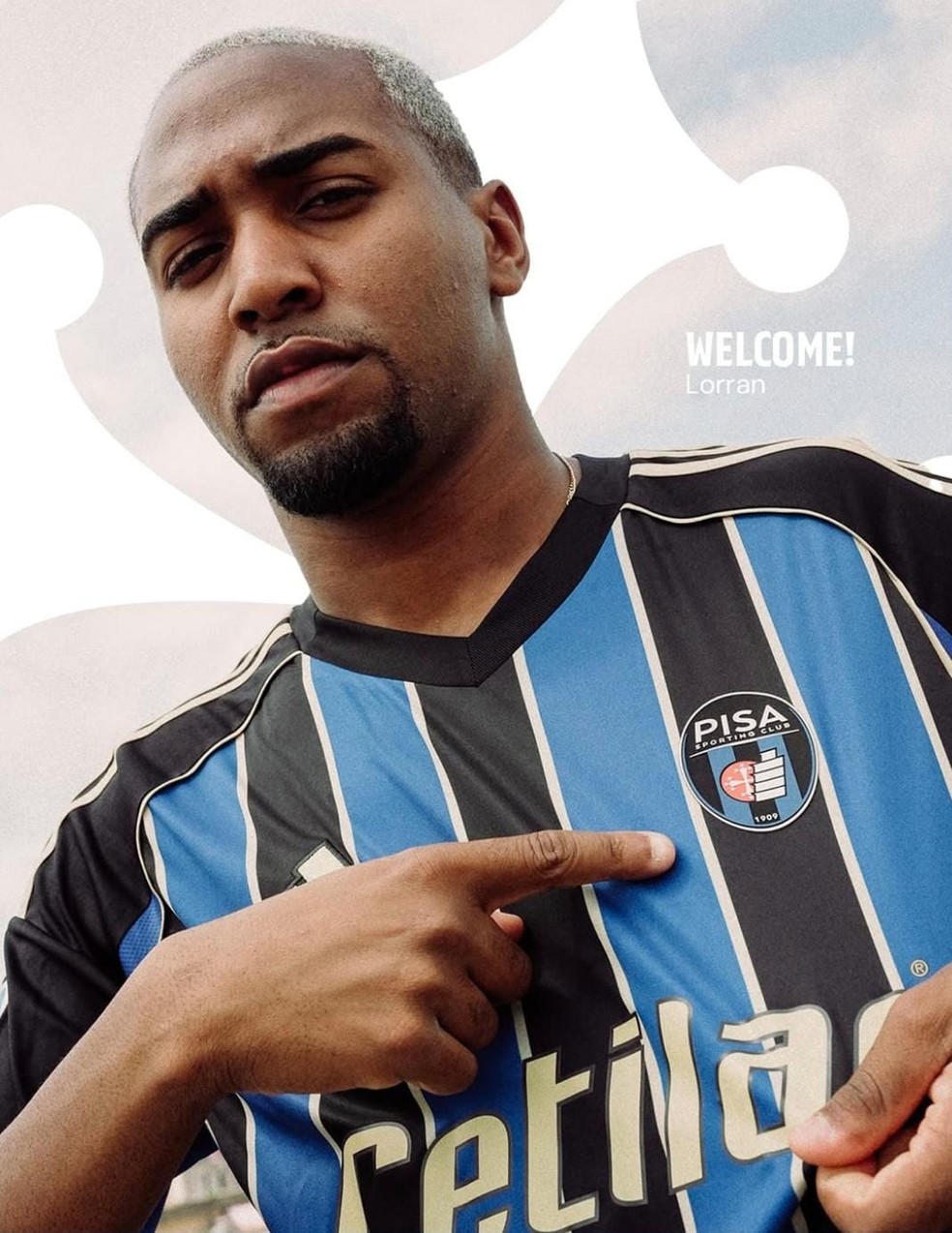 Emprestado pelo Flamengo, Lorran é anunciado pelo Pisa, da Itália