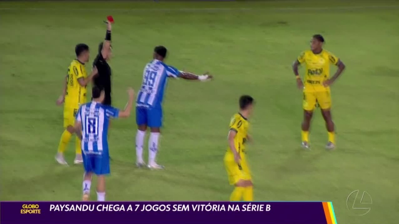 Paysandu empata com Mirassol e chega ao 7° jogo sem vitórias na Série B