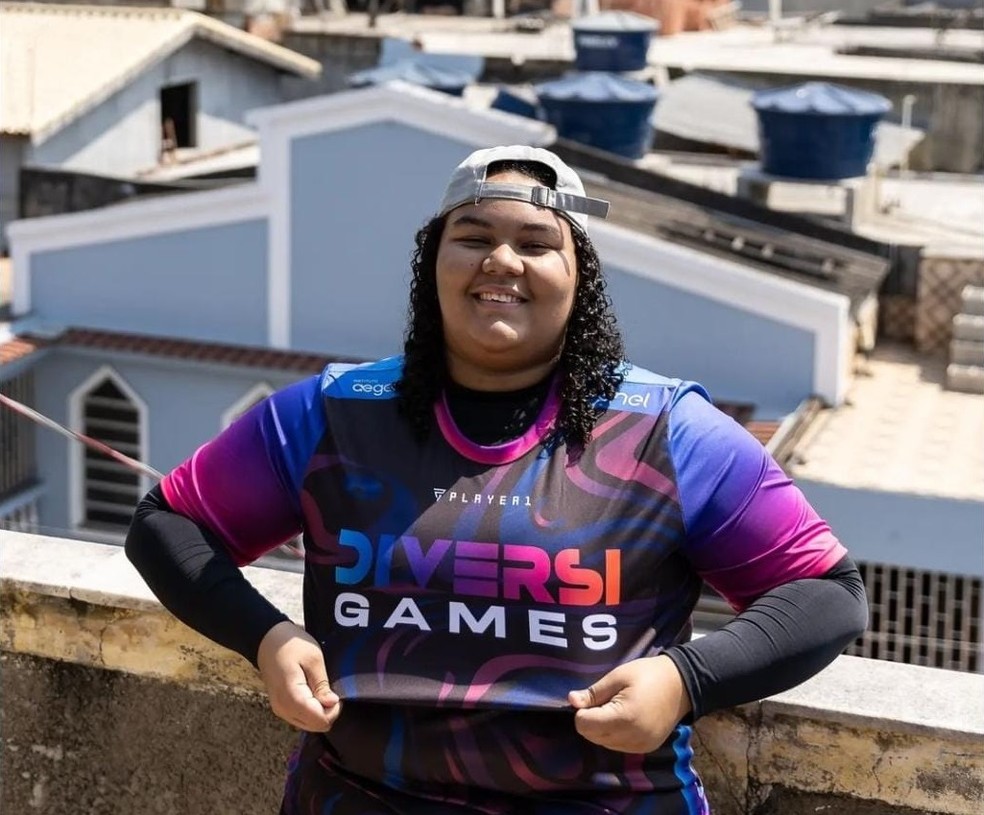 Maluzzita é embaixadora da DiversiGames — Foto: Vitor Brügger