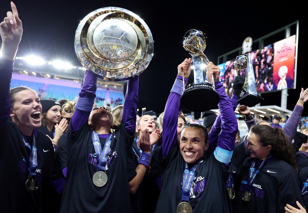 Orlando Pride é campeão da NWSL — Foto: JAMIE SQUIRE / GETTY IMAGES NORTH AMERICA