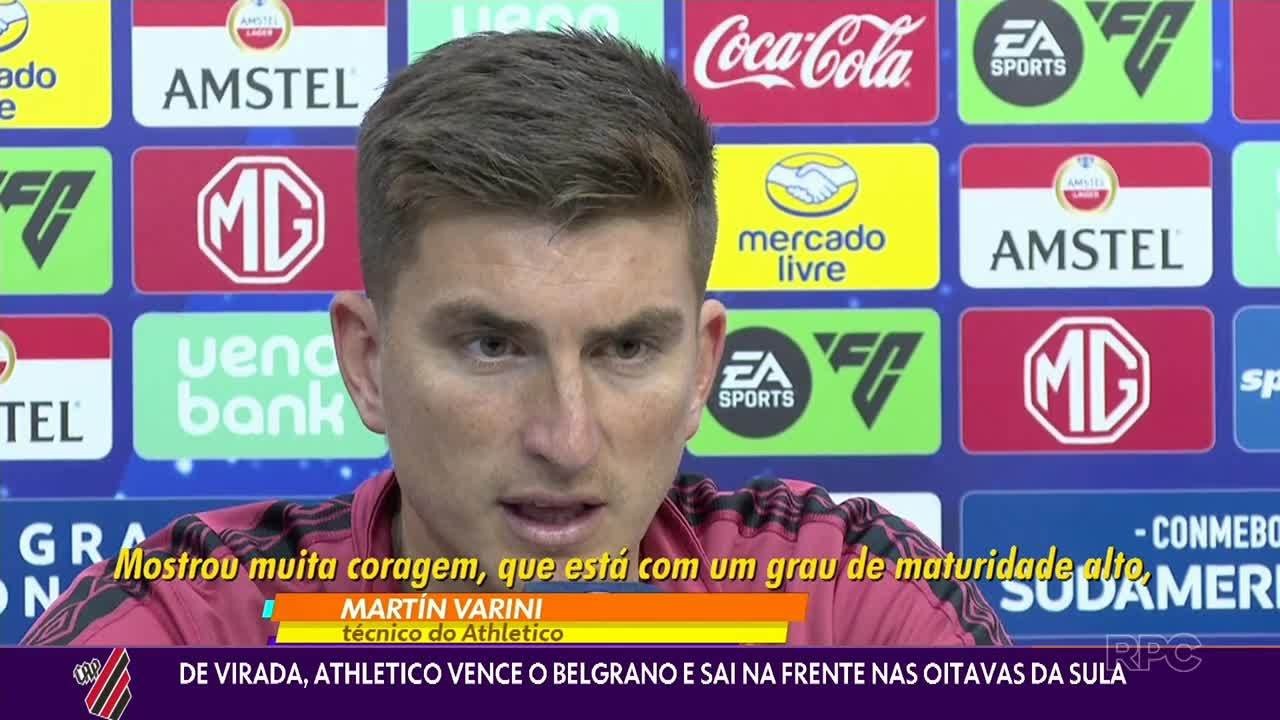 De virada, Athletico vence o Belgrano e sai na frente nas oitavas da Sul-Americana