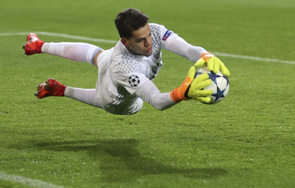 Ederson Borussia Dortmund x Benfica  Foto: AP 