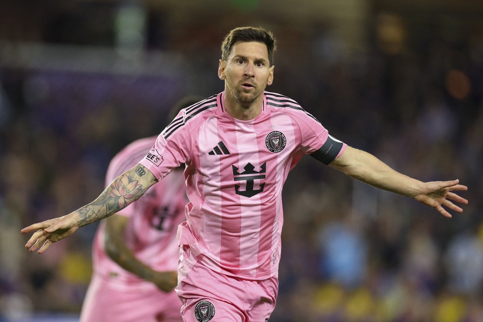 Messi brilha, e Inter Miami vence a primeira na MLS &mdash; Foto: Reuters