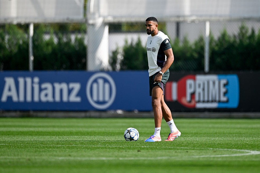 Bremer com a camisa da Juventus em jogo do Campeonato Italiano.