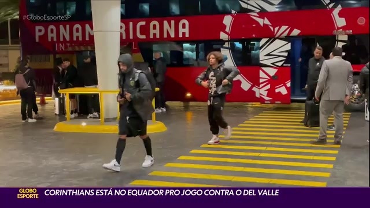 Corinthians está no Equador pro jogo contra o Del Valle