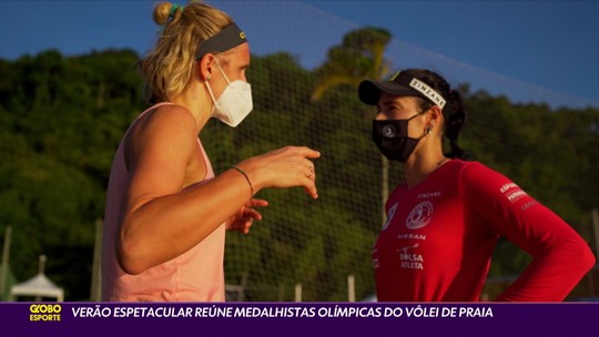 Cinco anos após final olímpica, Ágatha e Ludwig se reencontram no Rio com novas duplas e metas - Programa: Globo Esporte RJ 