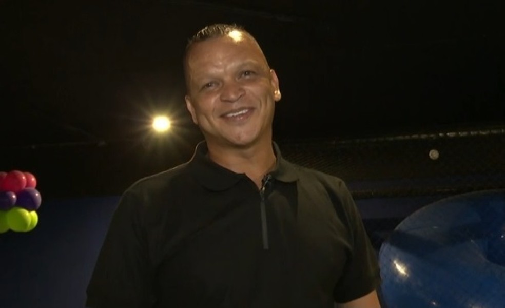 W9 enfrentou um goleiro com inteligência artificial — Foto: Reprodução/TV Cabo Branco