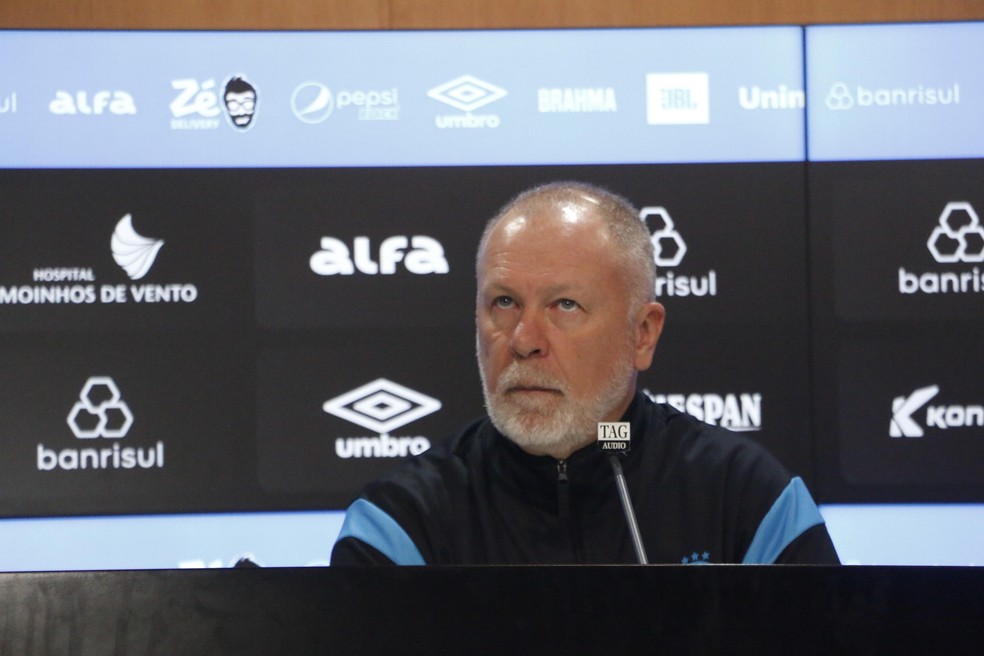 Mano Menezes técnico Grêmio — Foto: Rafael Favero / ge
