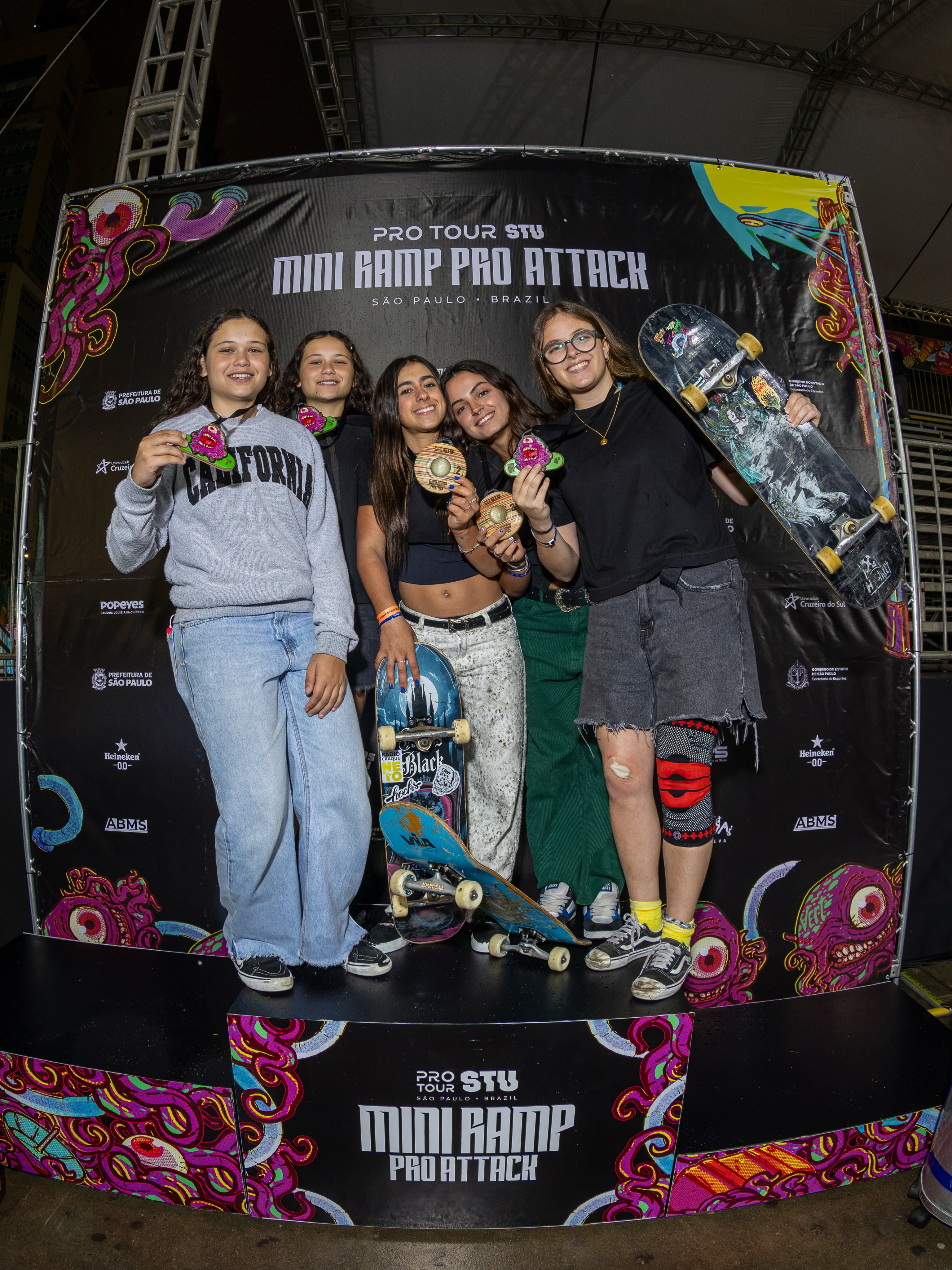 Lua Vicente leva o bronze no Mini Ramp Pro Attack do STU