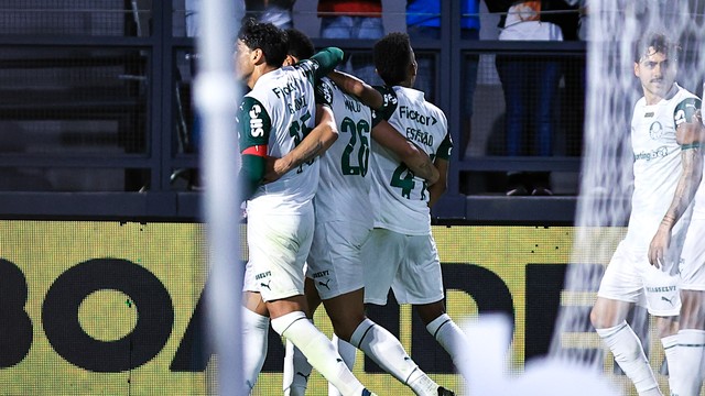 Richard Ríos em Bragantino x Palmeiras