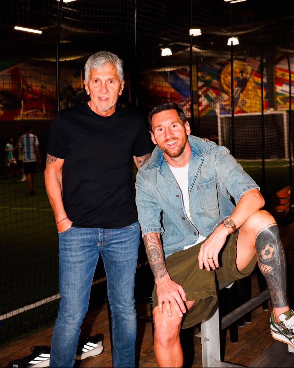 Messi se despede do pai com uma emocionante mensagem — Foto: Reprodução