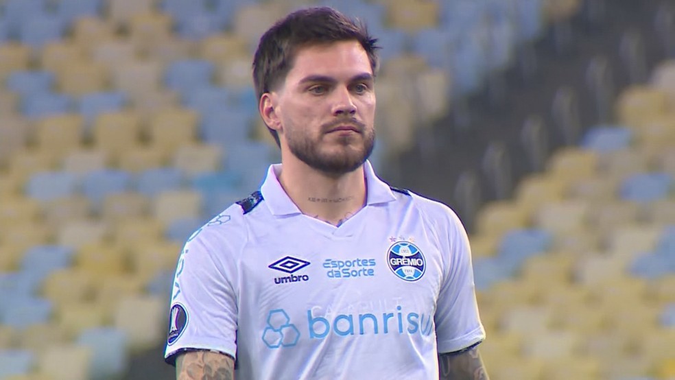 Nathan perdeu pênalti pelo Grêmio — Foto: Reprodução/Rafael Lenz/RBS TV