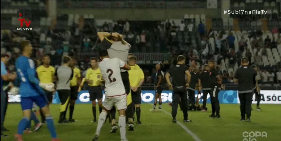 Flamengo campeão Copa Rio sub-17 — Foto: Reprodução