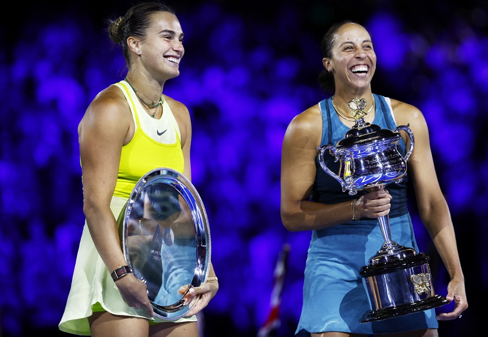 Madison Keys vence Sabalenka e é campeã pela 1ª vez do Australian Open — Foto: REUTERS/Kim Kyung-Hoon