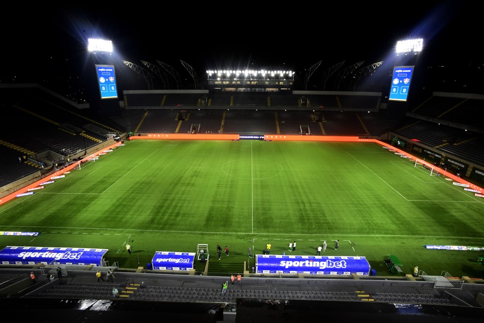 Palmeiras x Fluminense, Arena Crefisa Barueri — Foto: Marcos Ribolli