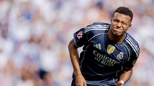 Atuação de Mbappé na vitória do Real Madrid encanta jornais espanhóis: "Vale por três" - Atacante foi decisivo com gol e assistência em jogo em que o Real ficou com um a menos