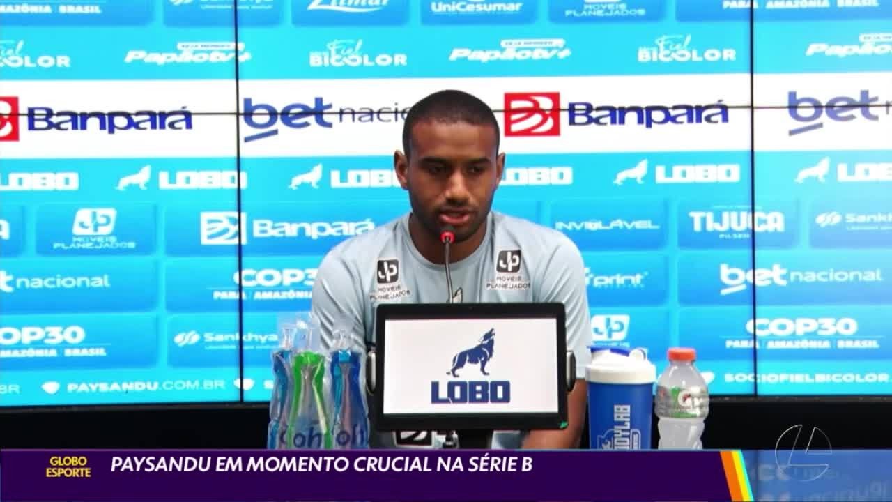 Edilson fala sobre momento crucial para o Paysandu na Série B