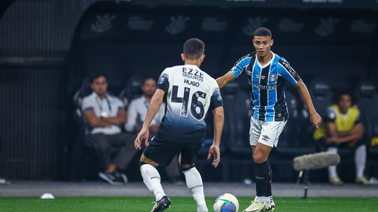 Grêmio recebe ofertasportsbet io valor minimoclube inglês por Gustavo Nunes; saiba - Foto: (Lucas Uebel/Grêmio)