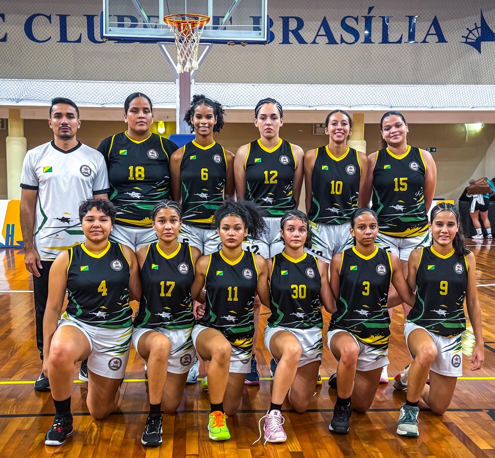 Colégio Acreano  está nas semifinais da Série Prata no Campeonato Brasileiro de Basquete Escolar Sub-18 — Foto: Divulgação/Fade