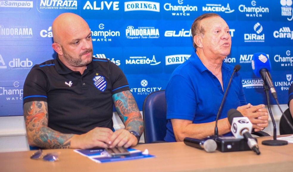 Christiano disse que está em contato constante com Rafael Tenório — Foto: Morgana Oliveira/Ascom CSA
