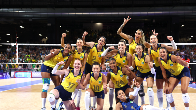 Brasil comemora vitória sobre o Quênia nas Olimpíadas de Paris