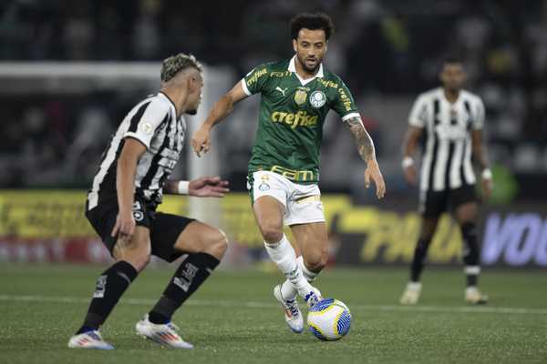Felipe Anderson makes Palmeiras debut with shot on target, dribble and chance to start on Saturday | Palmeiras