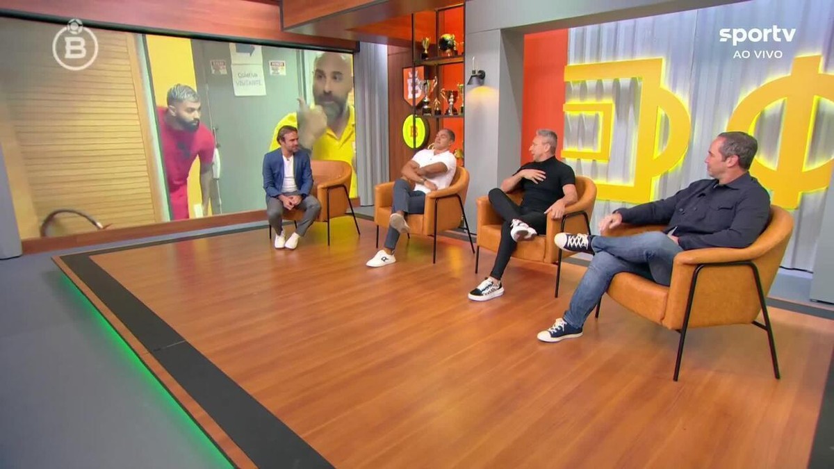 Comentaristas discordam de gesto de Gabigol, do Flamengo, com Dorival: Não faria