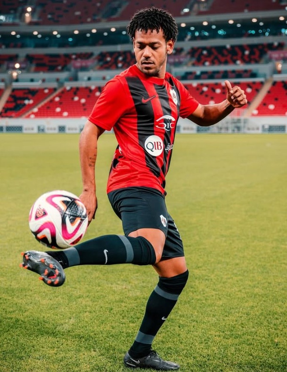 Romarinho atuou pela última vez no Al Rayyan, do Catar — Foto: Divulgação / Al Rayyan