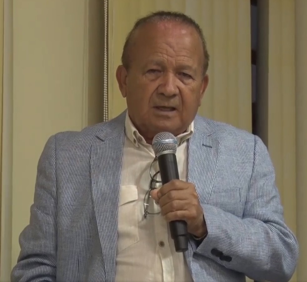 Antônio Aquino Lopes, presidente da Federação de Futebol do Acre (FFAC) — Foto: Reprodução/Land Sports TV