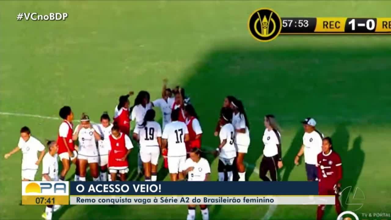 Remo conquista vaga à Série A2 do Brasileiro Feminino
