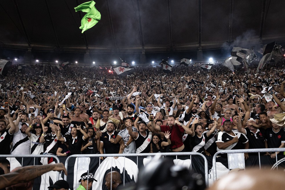Torcida do Vasco presente no Maracan� � Foto: Matheus Lima/Vasco