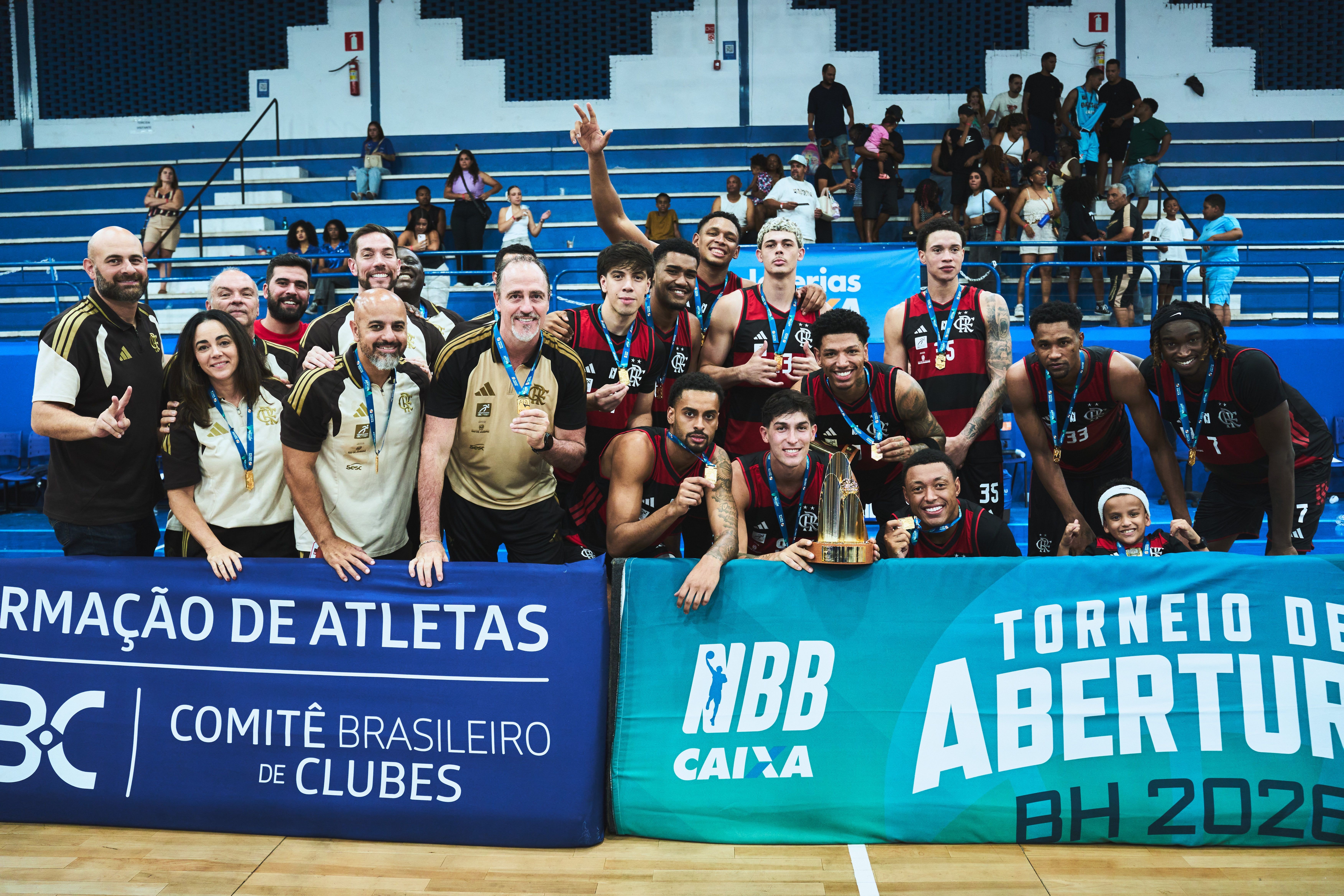 Flamengo vence Brasília e conquista o bicampeonato do Torneio Abertura do NBB