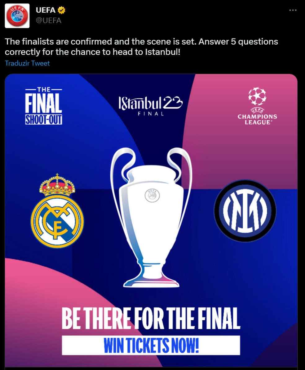 Supercopa da UEFA 2023: saiba onde ver o jogo entre Manchester