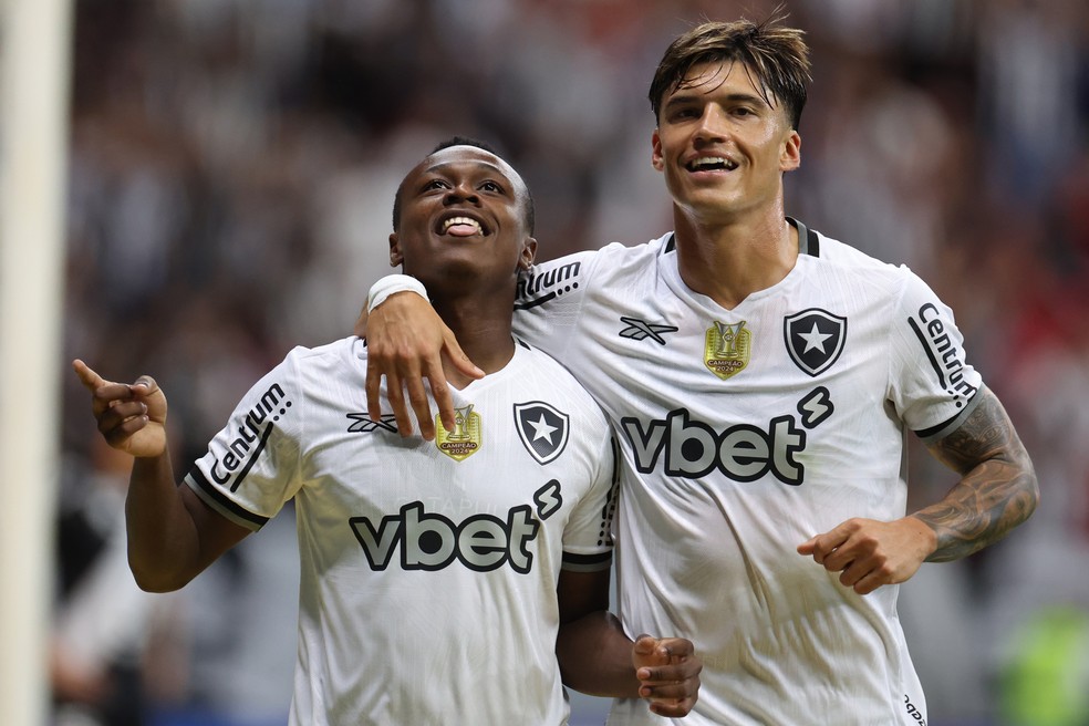 Vasco x Botafogo gol Nathan Fernandes e Joaquin Correa — Foto: Vitor Silva / Botafogo
