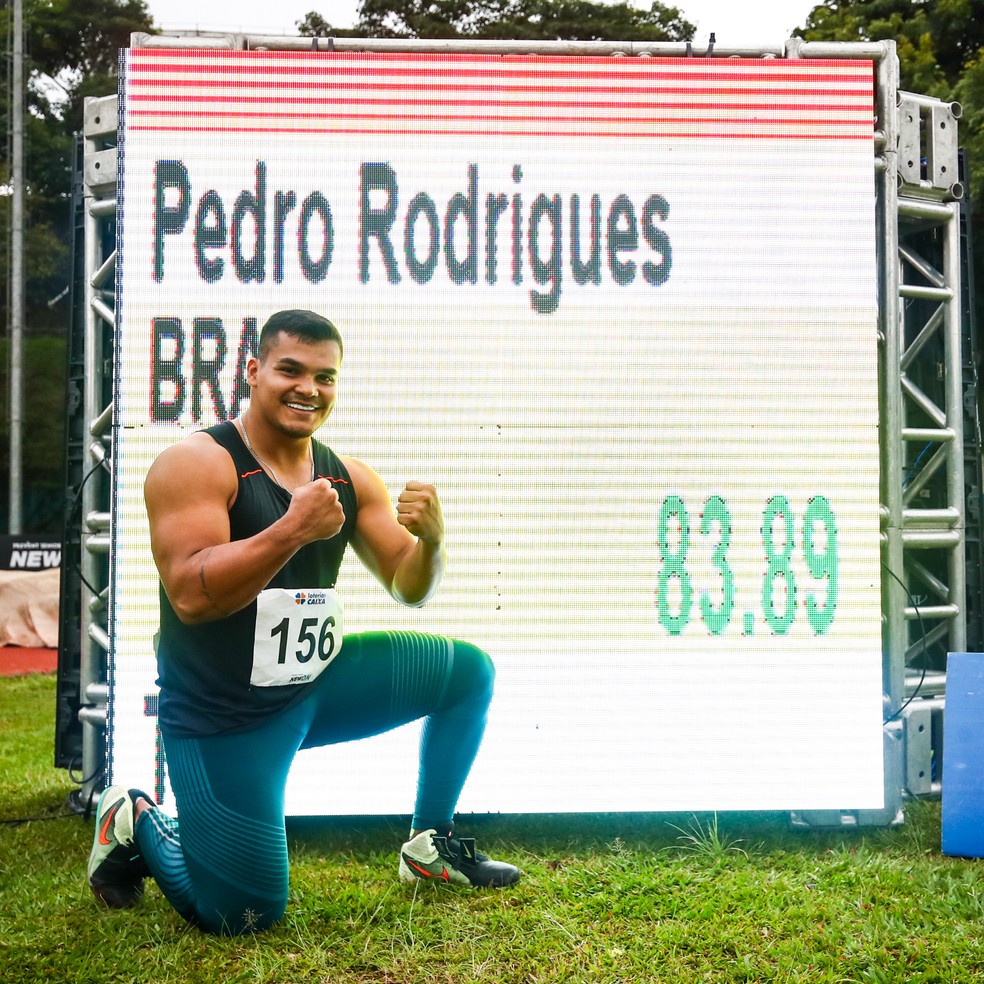 Pedro Nunes recorde lan&ccedil;amento de dardo &mdash; Foto: Divulga&ccedil;&atilde;o