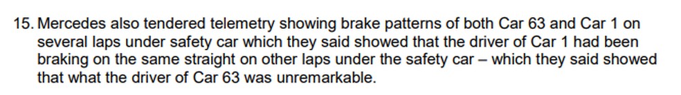 FIA rejeita protesto da RBR no GP do Canadá; Mercedes argumenta que Max Verstappen freou de forma semelhante a George Russell na ocasião — Foto: FIA