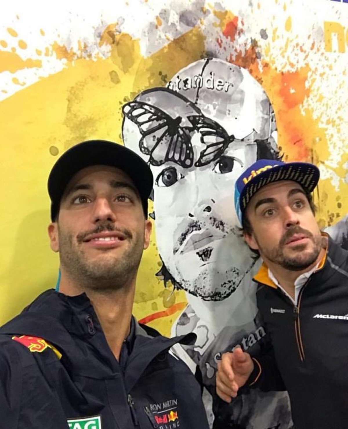 Em clima de despedida, Alonso e Ricciardo se unem em zoeira na sala de ...
