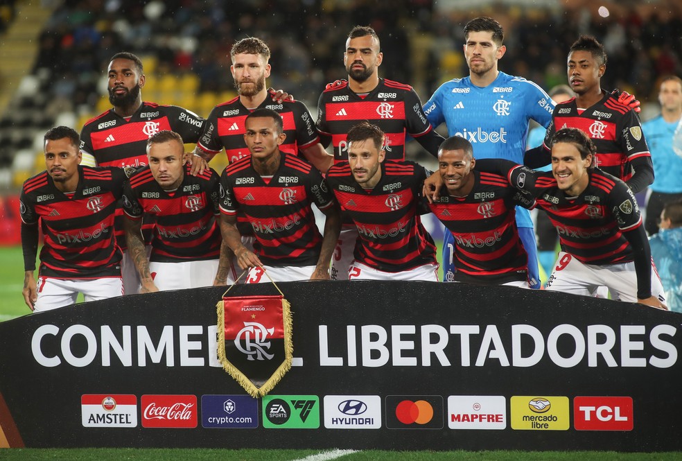 Palestino x Flamengo; Libertadores — Foto: EFE/ Hernán Contreras