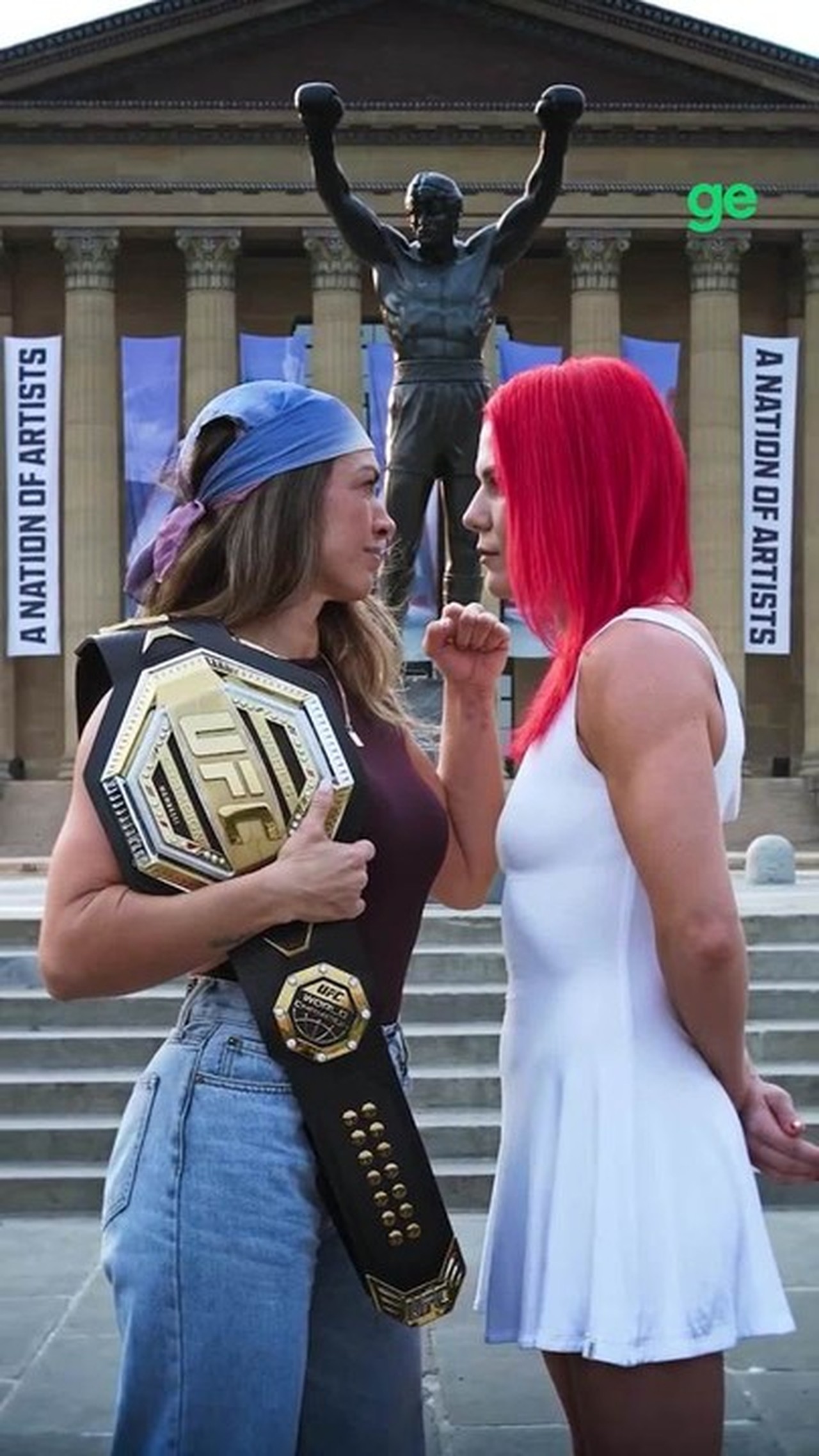UFC 330: Mackenzie Dern encara rival na escadaria de Rocky antes de defender cinturão