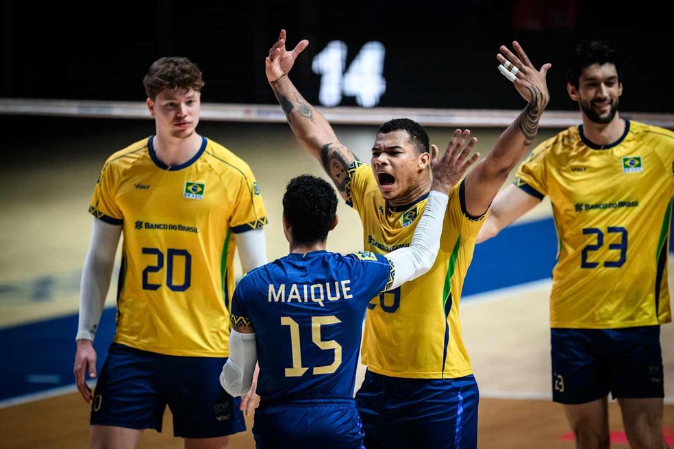 Brasil x China no Mundial masculino de vôlei: horário e onde assistir