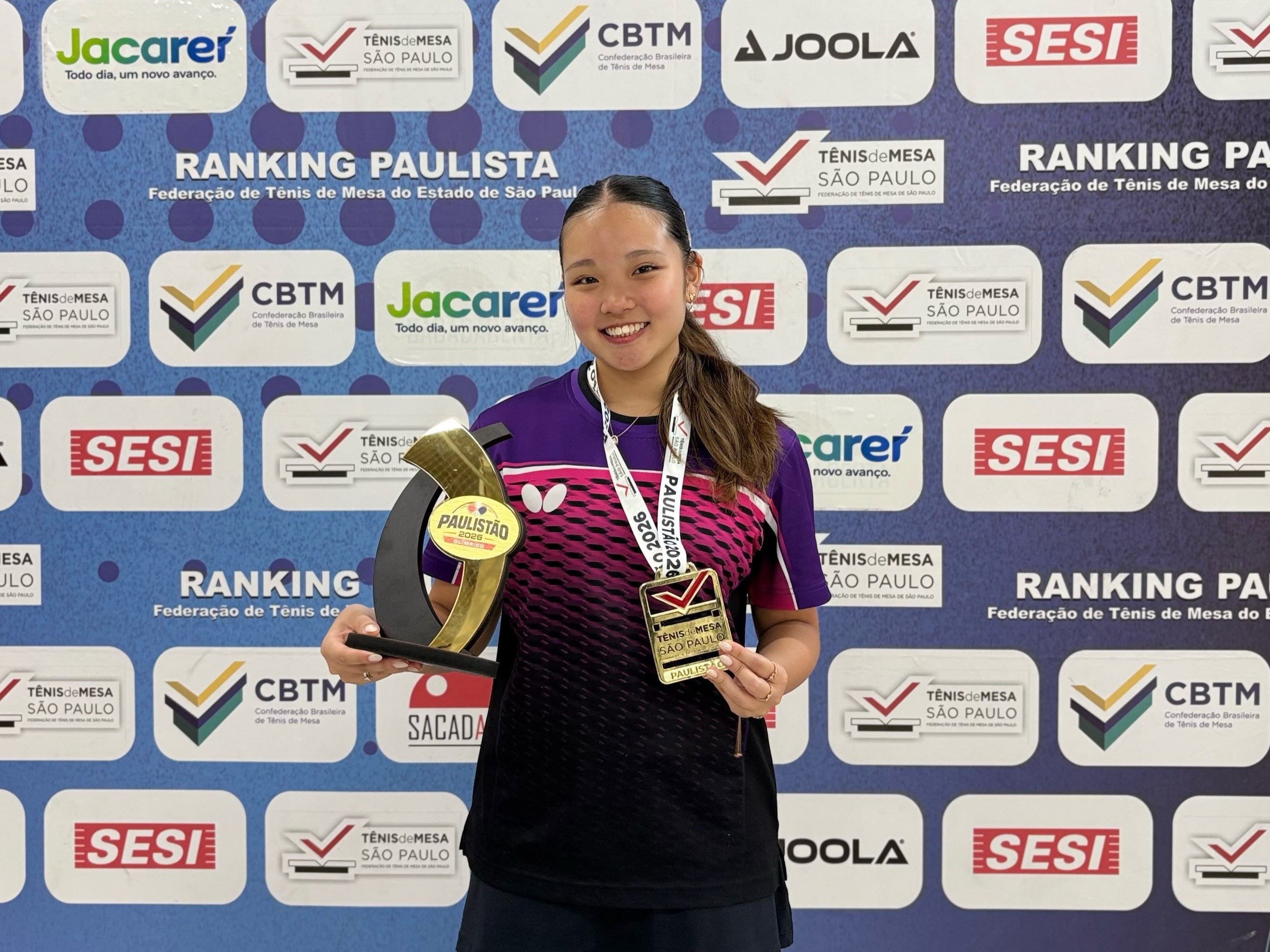 Lana Ozeki conquista o Paulista de tênis de mesa e garante vaga na seleção estadual