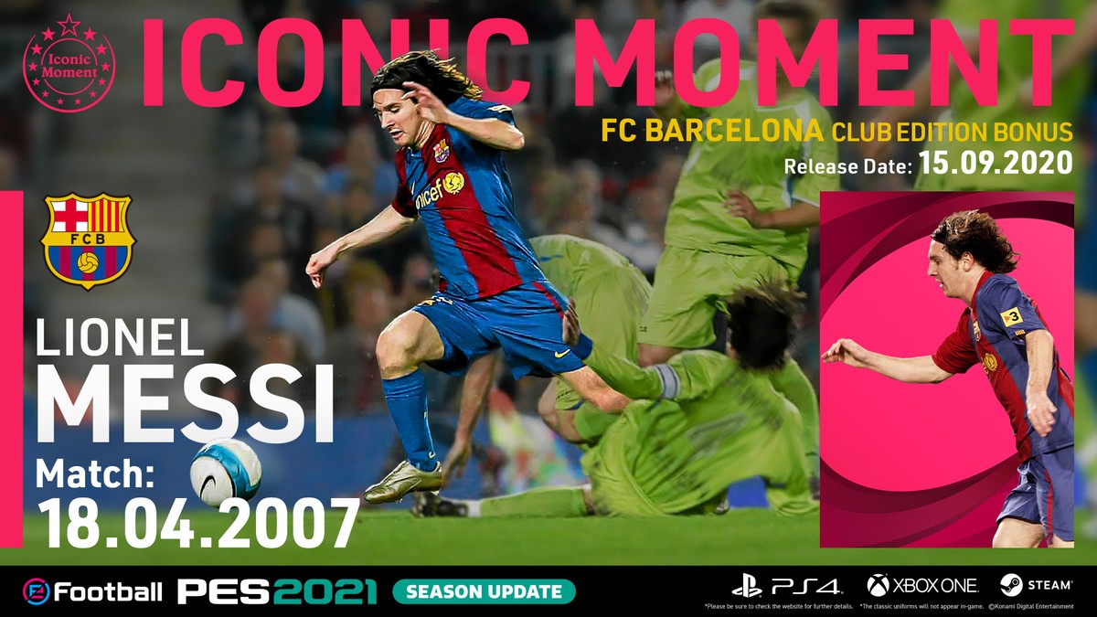 PES 2021: Konami divulga ratings de jogadores icônicos | pes | ge