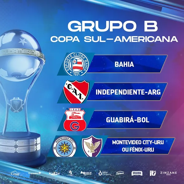 Bahia x Nacional (PAR): Onde assistir ao jogo da Copa Sul-Americana de graça