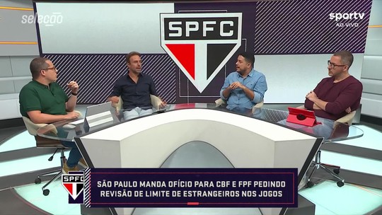 São Paulo envia ofício à CBF e busca fim do limite de estrangeiros