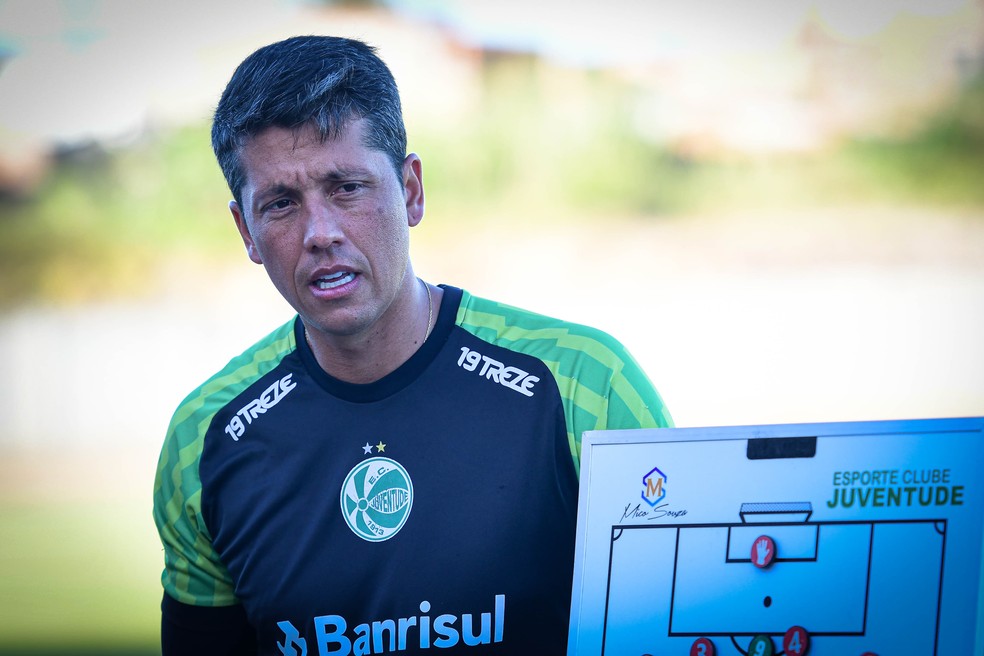 Thiago Carpini, técnico do Juventude, deve ir para o Cruzeiro — Foto: Gabriel Tadiotto/E.C.Juventude