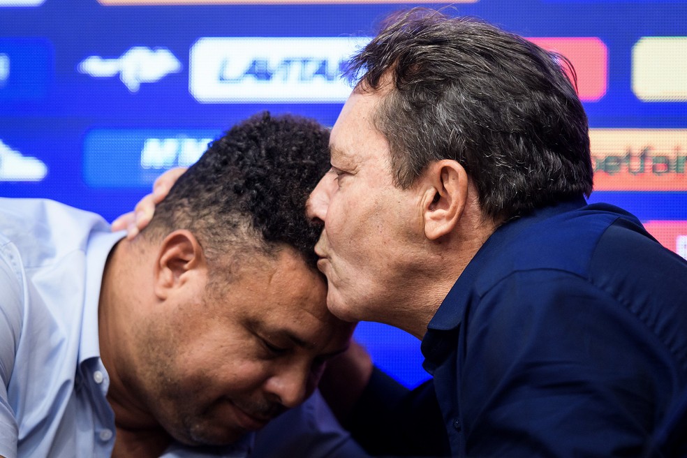 Ronaldo e Pedro Lourenço; Cruzeiro — Foto: Gustavo Aleixo/Cruzeiro