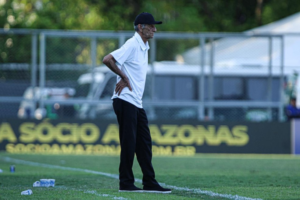 Aderbal Lana técnico do Amazonas — Foto: João Normando/Amazonas FC