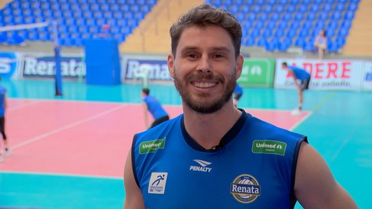 Artilheiro? Bruninho abre o jogo sobre curiosidades fora do vôlei - Foto: (Reprodução/EPTV)